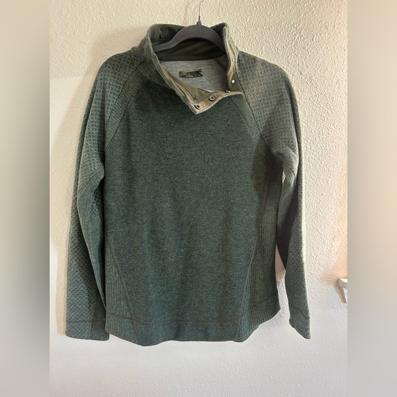 Prana Brandie Wool Blend Mock Neck Pullover Sweater Womens Size M - Picture 2 of 9